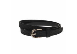 Curea dama, casual-eleganta, din piele ecologica, latime 1.8 cm, negru - CKD032